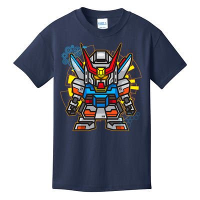 Japanese Anime Fighting Mecha Robot Kids T-Shirt