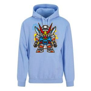 Japanese Anime Fighting Mecha Robot Unisex Surf Hoodie