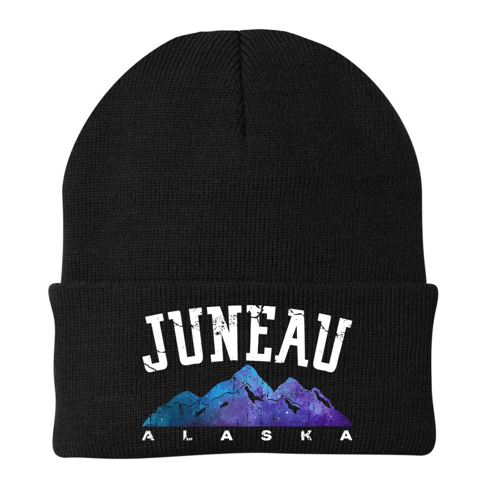 Juneau Alaska Family Mountain Hiking Camping Hunting Trip Gift Beanie