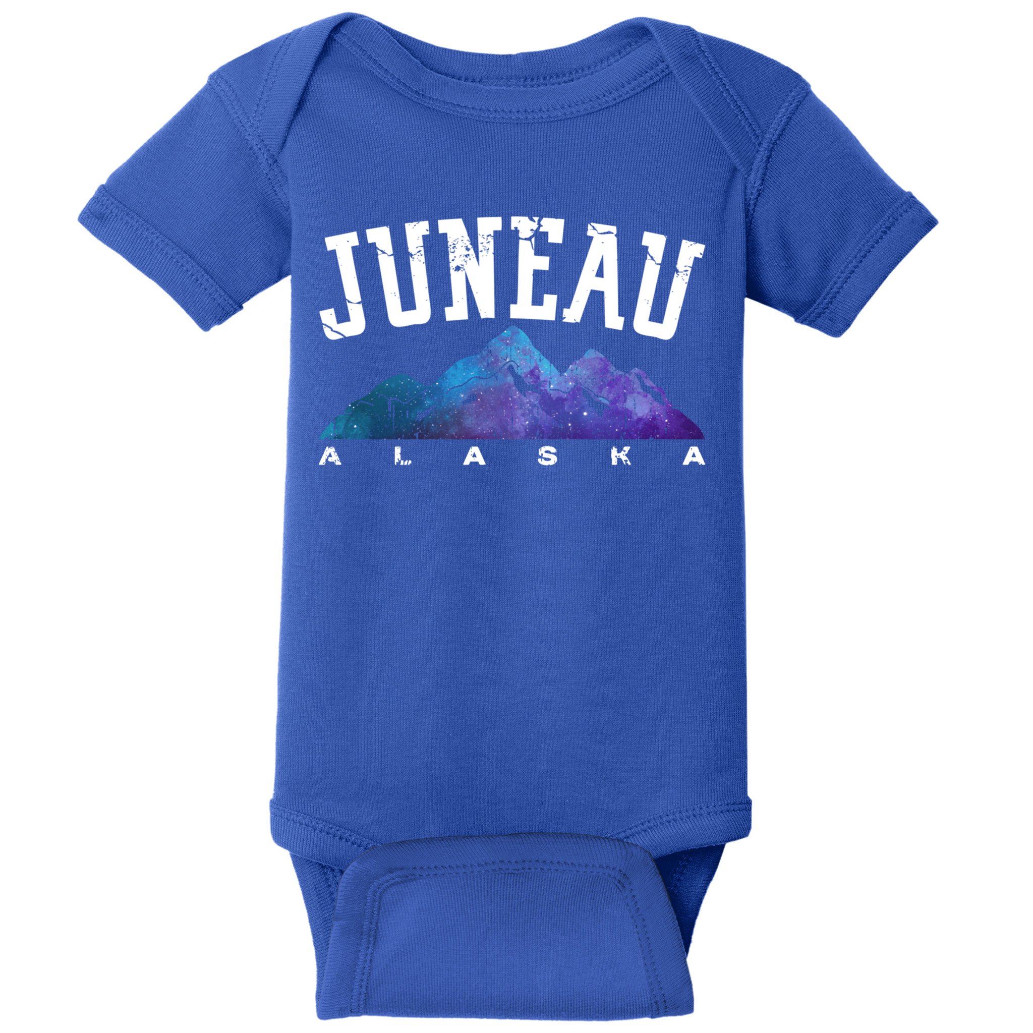Juneau Alaska Family Mountain Hiking Camping Hunting Trip Gift Baby Bodysuit