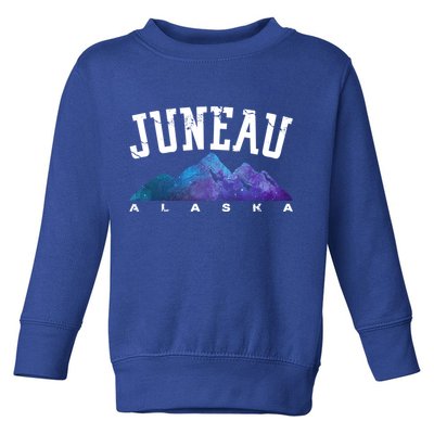 Juneau Alaska Family Mountain Hiking Camping Hunting Trip Gift Toddler Sweatshirt