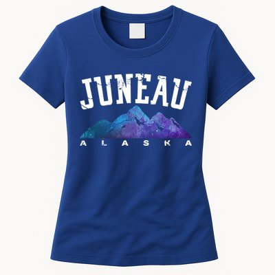 Juneau Alaska Family Mountain Hiking Camping Hunting Trip Gift Womens T-Shirt