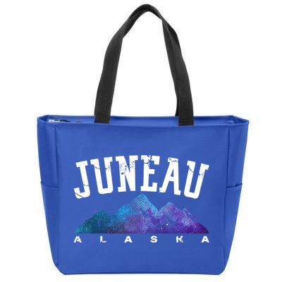 Juneau Alaska Family Mountain Hiking Camping Hunting Trip Gift Zip Tote Bag