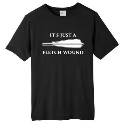 Just A Fletch Wound Funny Archers Gift Traditional Archery Cute Gift Tall Fusion ChromaSoft Performance T-Shirt