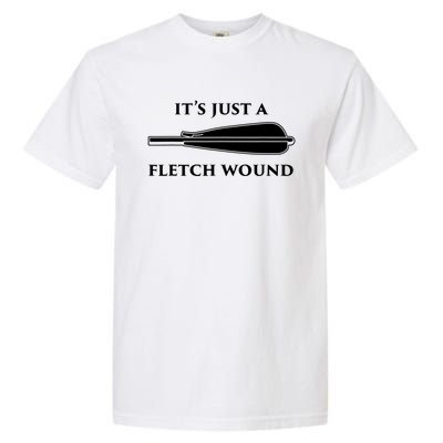 Just A Fletch Wound Funny Archers Gift Traditional Archery Cute Gift Garment-Dyed Heavyweight T-Shirt