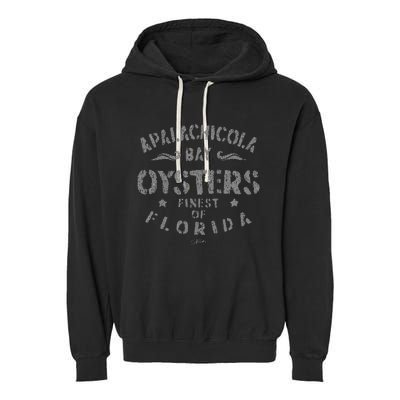 JCombs Apalachicola Florida Oysters Garment-Dyed Fleece Hoodie