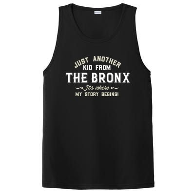 Just A From The Bronx Its Where My Story Begins Gift PosiCharge Competitor Tank