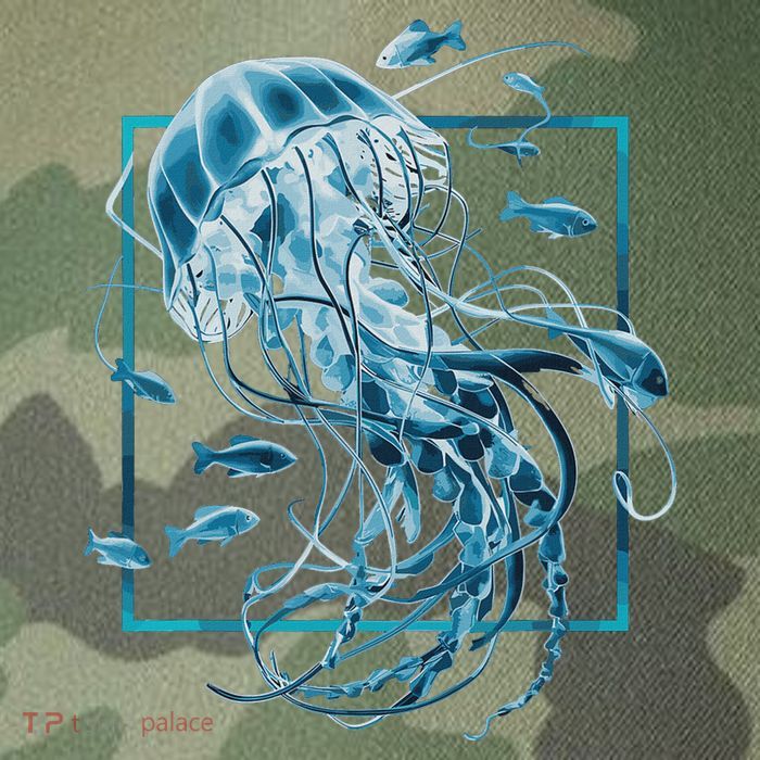 Jellyfish And Fishes In Sea Legacy Tie Dye Trucker Hat