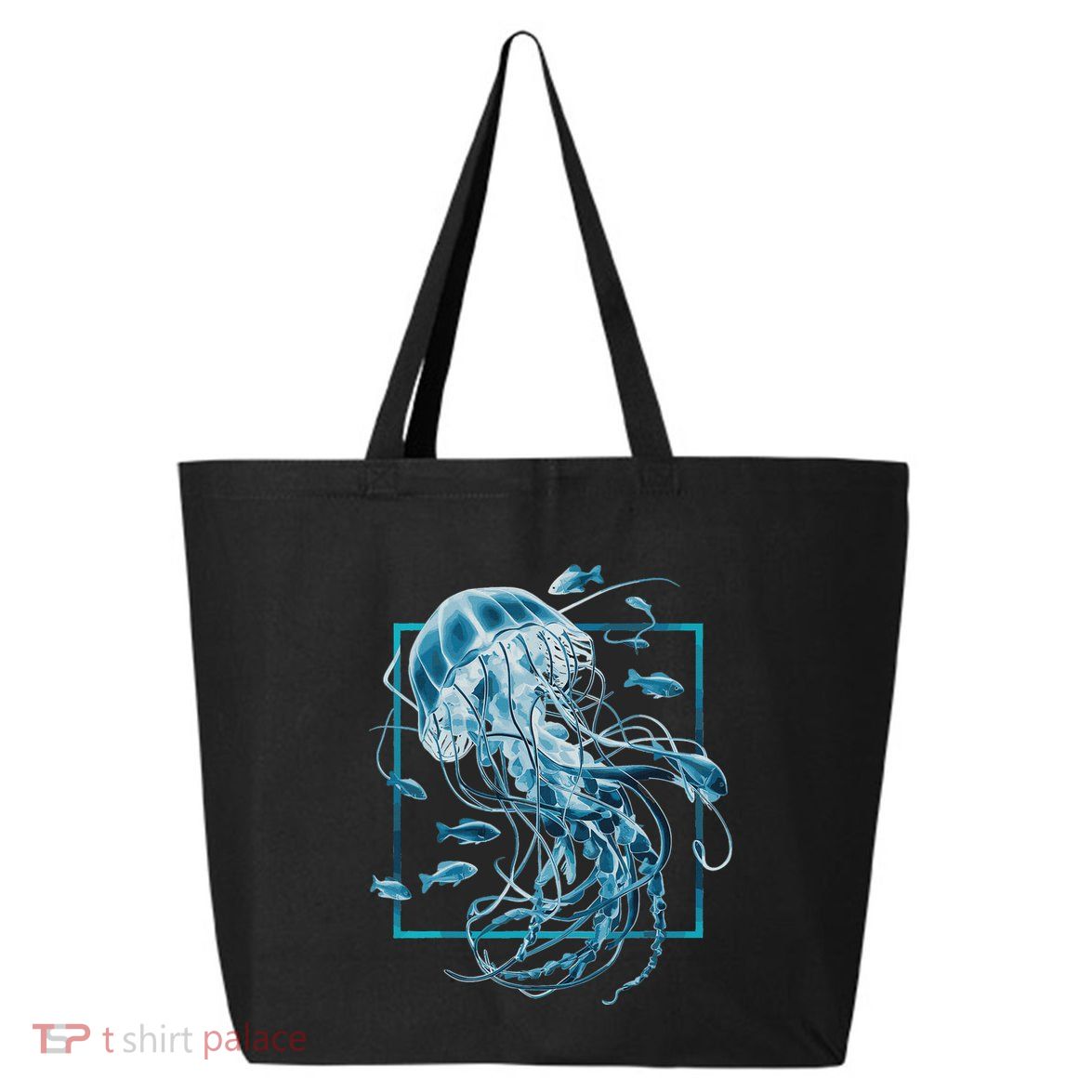 Jellyfish And Fishes In Sea 25L Jumbo Tote