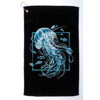 Jellyfish And Fishes In Sea Golf Towel