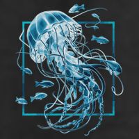 Jellyfish And Fishes In Sea Golf Towel