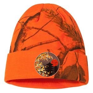 Japanese Autumn Fall Leaves Pagodas Kati Licensed 12" Camo Beanie