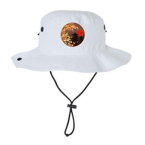 Japanese Autumn Fall Leaves Pagodas Legacy Cool Fit Booney Bucket Hat