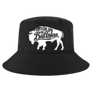 Just A Girl Who Loves Buffaloes Buffalo Bison Lover Cool Comfort Performance Bucket Hat