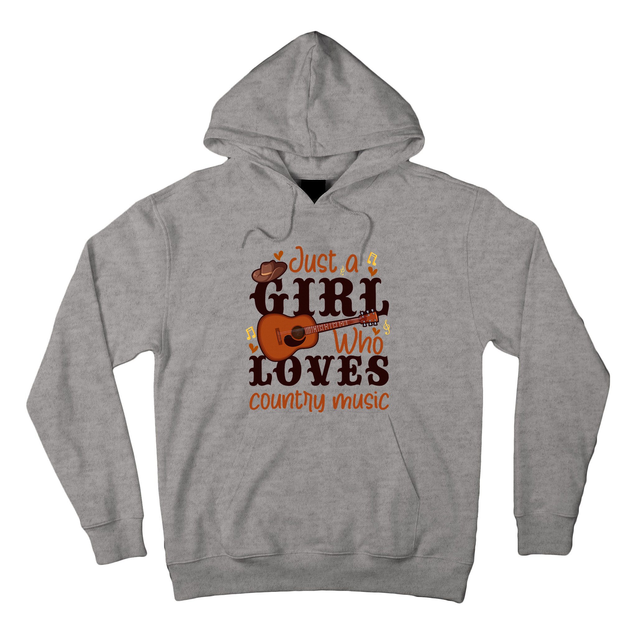 Just A Girl Who Loves Country Music Tall Hoodie