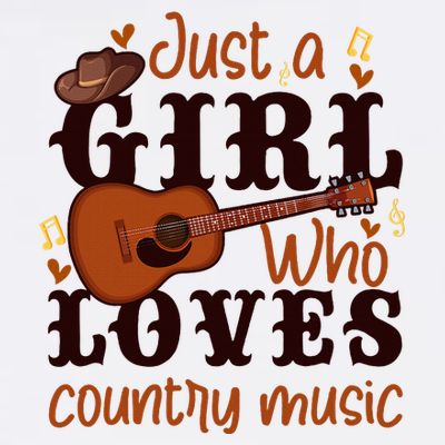 Just A Girl Who Loves Country Music T-Shirt