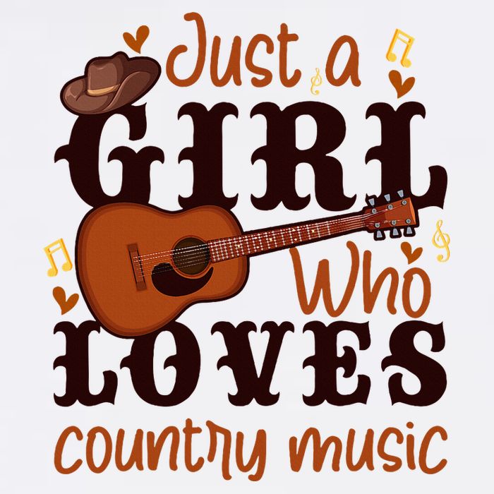Just A Girl Who Loves Country Music V-Neck T-Shirt