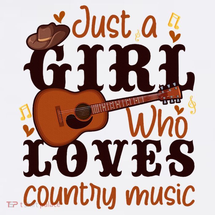 Just A Girl Who Loves Country Music Premium T-Shirt