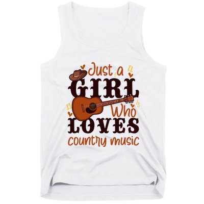 Just A Girl Who Loves Country Music Tank Top