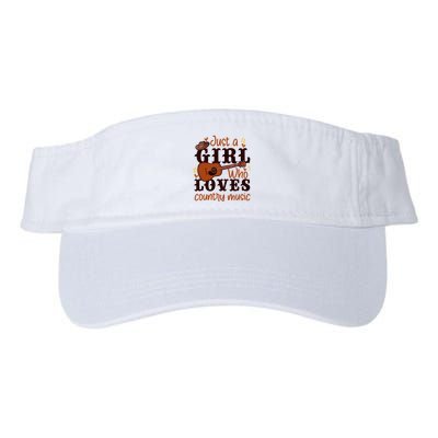 Just A Girl Who Loves Country Music Visor