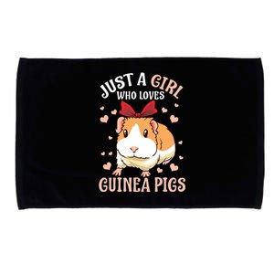 Just A Girl Who Loves Guinea Pigs Lover Mom Girl Cavy Microfiber Hand Towel