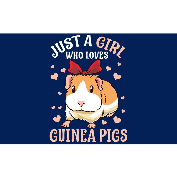 Just A Girl Who Loves Guinea Pigs Lover Mom Girl Cavy Bumper Sticker