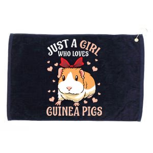 Just A Girl Who Loves Guinea Pigs Lover Mom Girl Cavy Grommeted Golf Towel