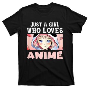 Just A Girl Who Loves Anime Kawaii Japanese Anime T-Shirt