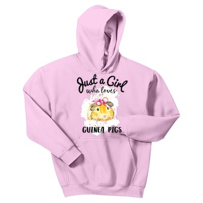 Just A Girl Who Loves Guinea Pigs Shirts Animal Lover Gift Kids Hoodie