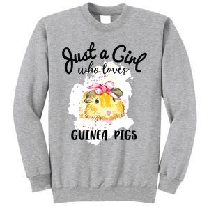 Just A Girl Who Loves Guinea Pigs Shirts Animal Lover Gift Sweatshirt