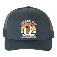 Just A Girl Who Loves Guinea Pigs Vintage Guinea Pig Yupoong Adult 5-Panel Trucker Hat