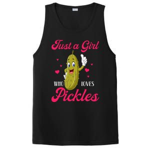 Just A Girl Who Loves Pickles Vegan PosiCharge Competitor Tank