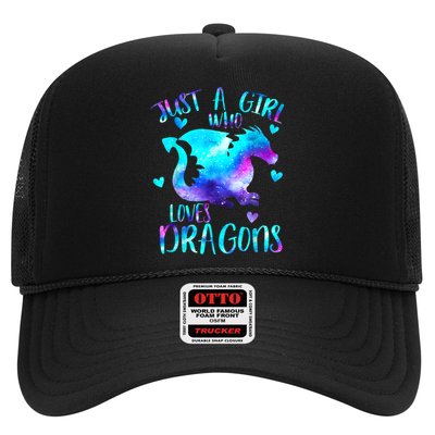 Just A Girl Who Loves Dragons Galaxy Space Dragon Cute Gift For Girls Hat