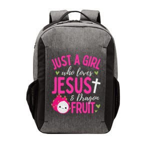 Just A Girl Who Loves Jesus And Dragon Fruit Christian Kawai Vector Backpack