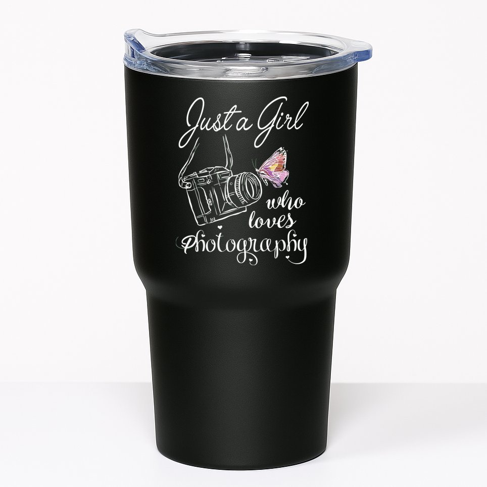 Just A Girl Who Loves Photography Photographer Gift Tumbler