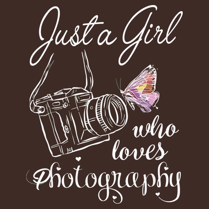 Just A Girl Who Loves Photography Photographer Gift T-Shirt
