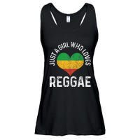 Just A Girl Who Loves Reggae Music Rastafari Rasta Gift Ladies Essential Flowy Tank