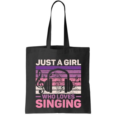 Just A Girl Who Loves Singing Women Music Lovers Singer Bag