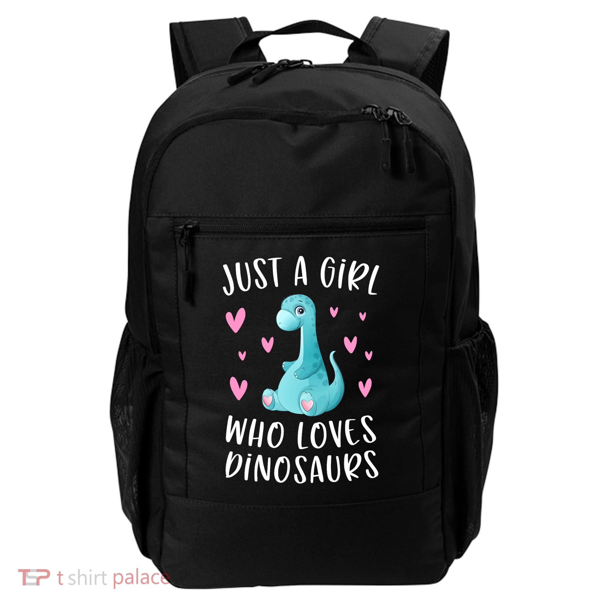 Just A Girl Who Loves Dinosaurs Cute Dinosaur Dino Lover Backpack