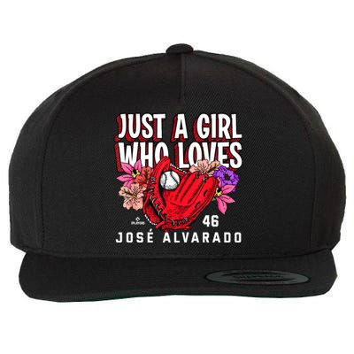 Just A Girl Who Loves Josealvarado Philadelphia Wool Snapback Cap