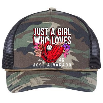 Just A Girl Who Loves Josealvarado Philadelphia Retro Rope Trucker Hat Cap