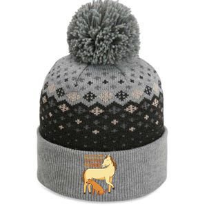 Just A Girl Who Loves Horses And Dogs The Baniff Cuffed Pom Beanie