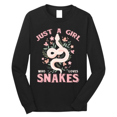 Just A Girl Who Loves Snakes Long Sleeve Shirt