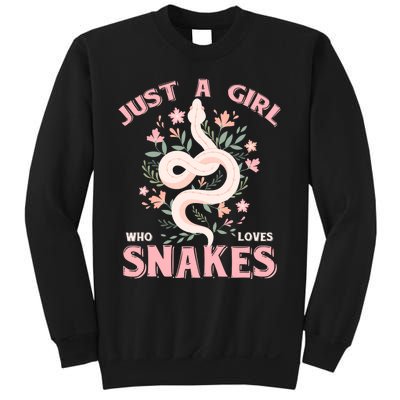 Just A Girl Who Loves Snakes Sweatshirt