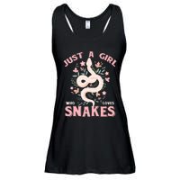 Just A Girl Who Loves Snakes Ladies Essential Flowy Tank