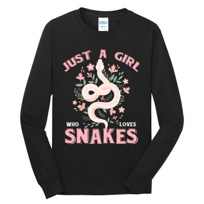 Just A Girl Who Loves Snakes Tall Long Sleeve T-Shirt