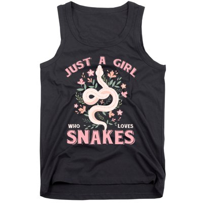 Just A Girl Who Loves Snakes Tank Top