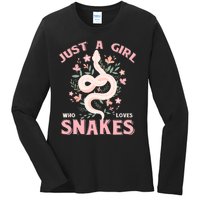 Just A Girl Who Loves Snakes Ladies Long Sleeve Shirt