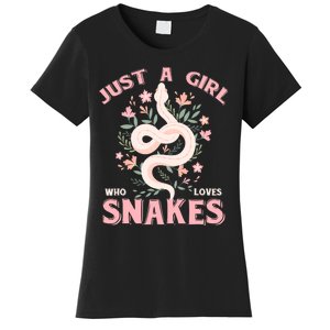 Just A Girl Who Loves Snakes Women's T-Shirt