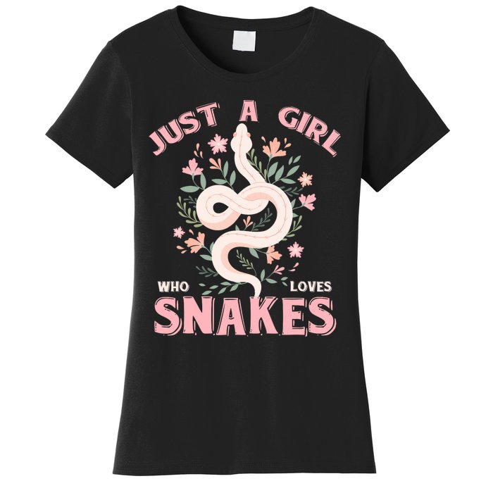 Just A Girl Who Loves Snakes Women's T-Shirt